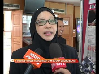5 peratus produk penyelidikan UPM berjaya dikomersilkan