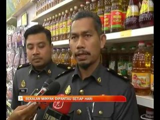 Bekalan minyak masak dipantau setiap hari