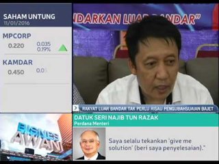 Rakyat luar bandar tak perlu risau pengubahsuaian bajet