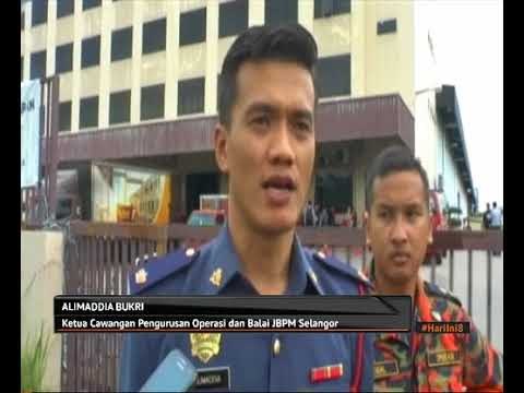 Warga asing melecur tong gas meletup