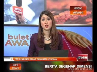 PM kunjungi bazar Ramadan Sitiawan