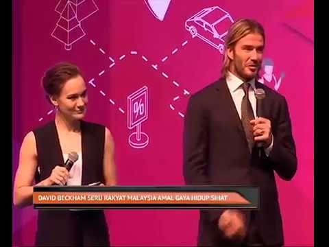 David Beckham seru rakyat Malaysia amal gaya hidup sihat