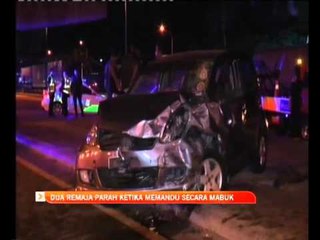 Dua remaja parah dalam kemalangan