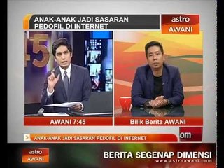 Anak-anak jadi sasaran pedofil di internet