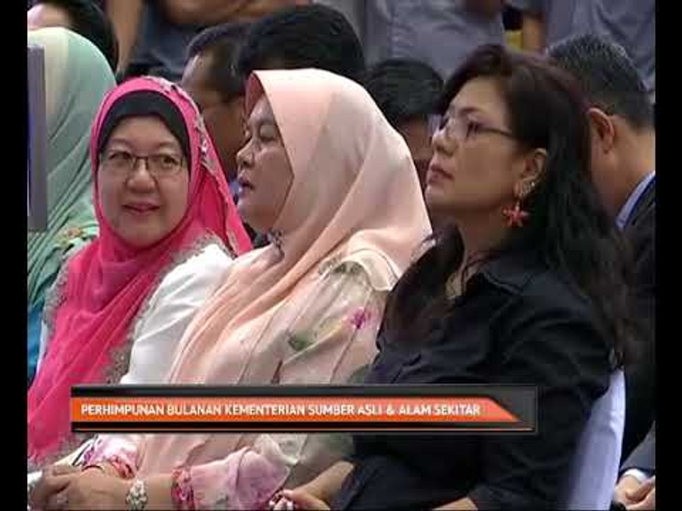 Perhimpunan bulanan Kementerian Sumber Asli & A...