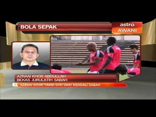 Jurulatih bola sepak Sabah tarik diri?