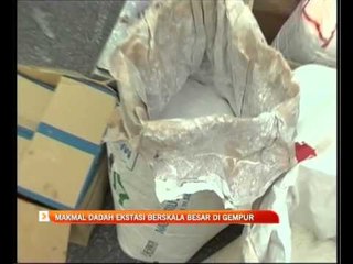 Makmal dadah ekstasi berskala besar digempur