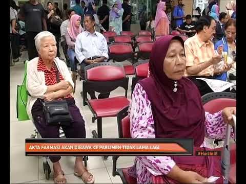 Akta farmasi akan dibawa ke Parlimen tidak lama lagi