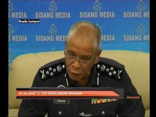 Op Selamat 11: Kes kemalangan menurun