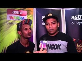 Puteh bergandingan dengan idola, Pak Hamid Gurkha