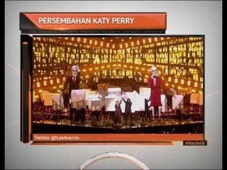 Persembahan Katy Perry ada unsur sindir Trump