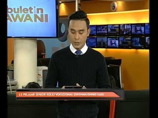 15 pelajar senior kolej vokasional direman empat hari