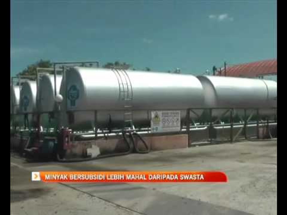 Minyak bersubsidi lebih mahal daripada swasta