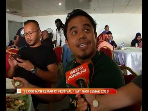 38,000 nasi lemak di festival 'I Eat Nasi Lemak 2016'