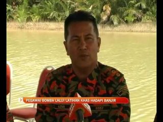 Pegawai bomba lalui latihan khas hadapi banjir