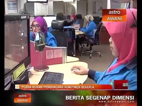 Puasa bukan penghalang komitmen bekerja