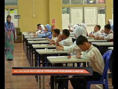 443,794 calon mula duduki peperiksaan UPSR bermula hari ini