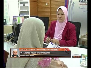 Zakat fitrah boleh dibayar di mana-mana