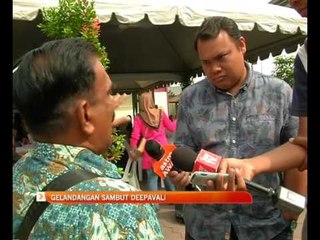 Gelandangan sambut Deepavali