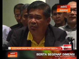 Hubungan dingin PKR dan AMANAH sulitkan Pakatan 2.0