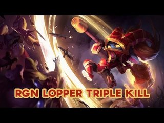 2016 LPL Spring Highlights: RGN Lopper Poppy like a god