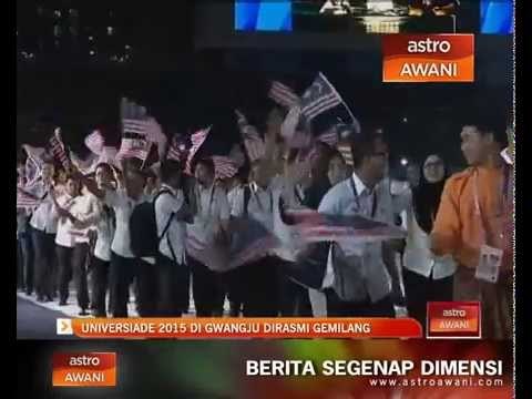 Universiade 2015 Gwangju di rasmi dengan penuh gemilang
