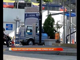 PDRM nafi keluar senarai nama kongsi gelap