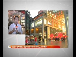 Beg disangka berisi bom cetuskan panik