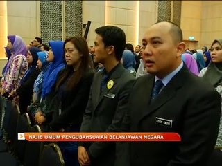Najib Razak umum pengubahsuaian belanjawan negara