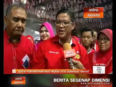 Sertai perhimpunan Baju Merah atas semangat rakyat