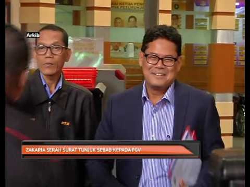Zakaria serah surat tunjuk sebab kepada FGV
