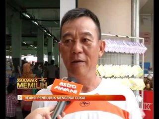 Reaksi penduduk mengenai cukai