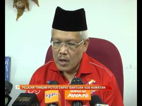 Pelajar tangan putus dapat bantuan kos rawatan