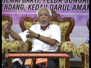 Felda bakal perluas program perumahan generasi kedua