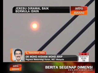 Jerebu diramal baik bermula Isnin