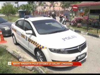 Download Video: Mayat anggota polis ditemui di dalam longkang