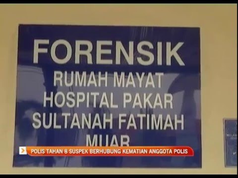 Polis tahan 8 suspek berhubung kematian anggota polis
