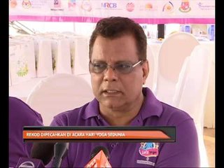 Rekod dipecahkan di acara Hari Yoga Sedunia