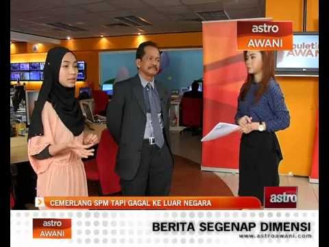 Cemerlang SPM tapi gagal ke luar negara