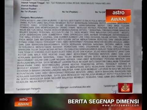 Puteri UMNO buat laporan polis terhadap Sarawak Report