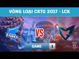 Highlights: AFS vs SSG Game 1 | Afreeca Freecs vs Samsung Galaxy | Vòng loại CKTG 2017 LCK