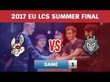 Highlights: MSF vs G2 Game 1 | Misfits vs G2 Esports | Chung kết LCS Châu Âu Mùa Hè 2017