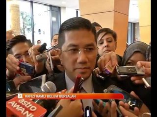 Rafizi Ramli belum bersalah
