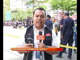 BERSIH 5: Perkembangan di sekitar Bangsar setakat jam 1pm