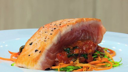 SALMÃO UNILATERAL e ESPAGUETE DE LEGUMES com Dayse _ DICAS MASTERCHEF-xlMn8qFCZ6g