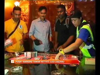 Pusat karaoke tawar aktiviti judi diserbu