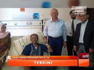 Najib ziarah Presiden PAS di IJN