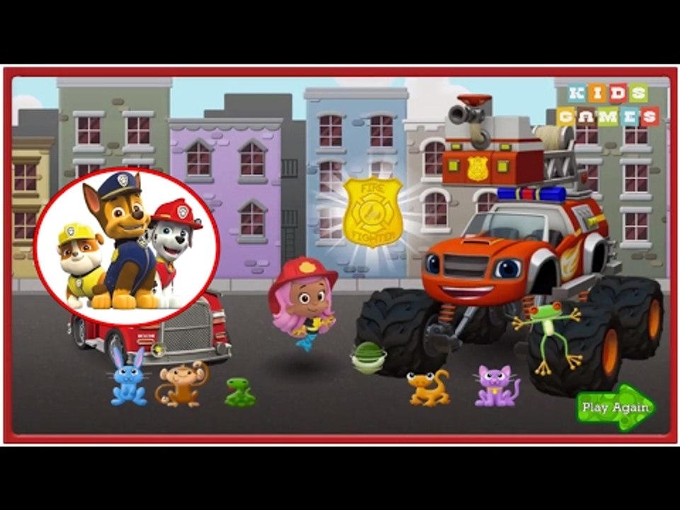 Nickelodeon Games to play online 2017 ♫ Paw Patrol Games - Firefighter Rescue ♫ Kids Games