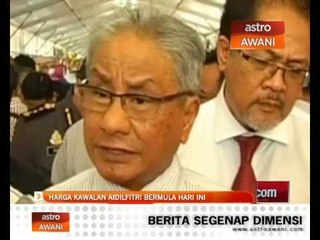 Download Video: Harga kawalan Aidilfitri bermula hari ini