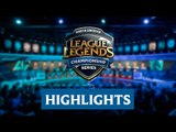 Highlights: Team Dignitas vs Echo Fox Game 1 - 2017 NA LCS Spring Split Week 2
